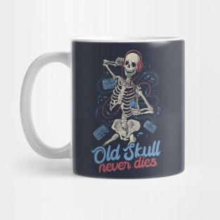 Old Skull Never Dies - Death Music Gift Mug